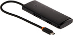 Baseus AirJoy Hub USB-C 6-in-1 – Adattatore Docking Station con HDMI 4K, 2x USB 3.0, SD/TF e USB-C Data