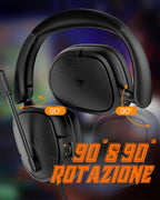 Auriculares Gaming NUBWO HG04L – Cascos profesionales con micrófono, audio inmersivo y diseño ergonómico – Negro