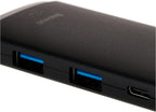 Baseus AirJoy Hub USB-C 6-in-1 – Adattatore Docking Station con HDMI 4K, 2x USB 3.0, SD/TF e USB-C Data
