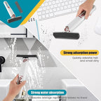 Mini Mop Portatile MU – Mocio Compatto Autostrizzante con Testina in Cotone per Superfici e Spazi Stretti