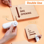 Miniselladora portátil para bolsas