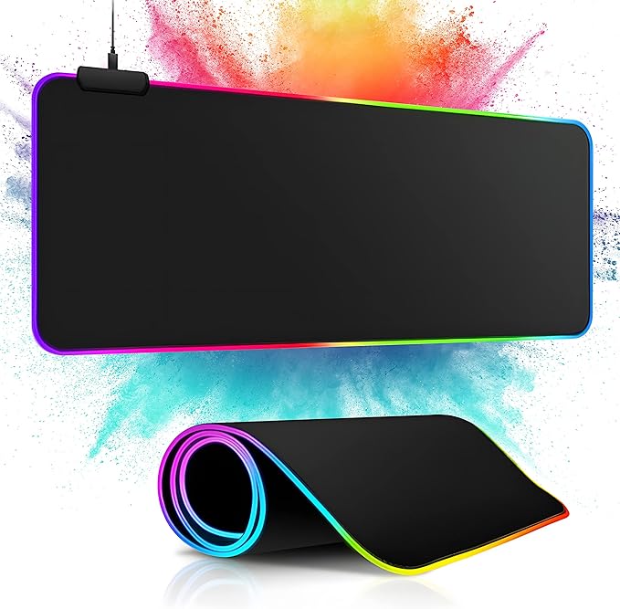 Tappetino Mouse Gaming RGB XXL – Illumina la Tua Vittoria (800x300mm)