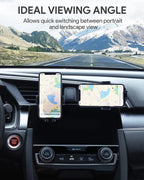 AUKEY HD-C58 Supporto Smartphone Auto Aggiornato – Aggancio Air Vent Ultra-Saldo, Rotazione 360°, Compatibilità Universale fino a 6.5"