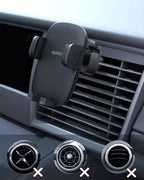 AUKEY HD-C58 Supporto Smartphone Auto Aggiornato – Aggancio Air Vent Ultra-Saldo, Rotazione 360°, Compatibilità Universale fino a 6.5"