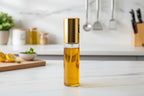 Rociador de Aceite y Vinagre MULIN - Dispensador de Cristal y Acero Inoxidable, 90ml - Dosificador Graduado para Cocina y BBQ