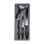 Juego de Cuchillos de Cocina German Line 4 Piezas - Recubrimiento Antiadherente de Piedra Maifan