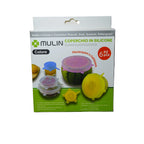 Set di 6 Coperchi in Silicone Super Elasticizzati MULIN – Riutilizzabili, Ermetici e Universali per Alimenti