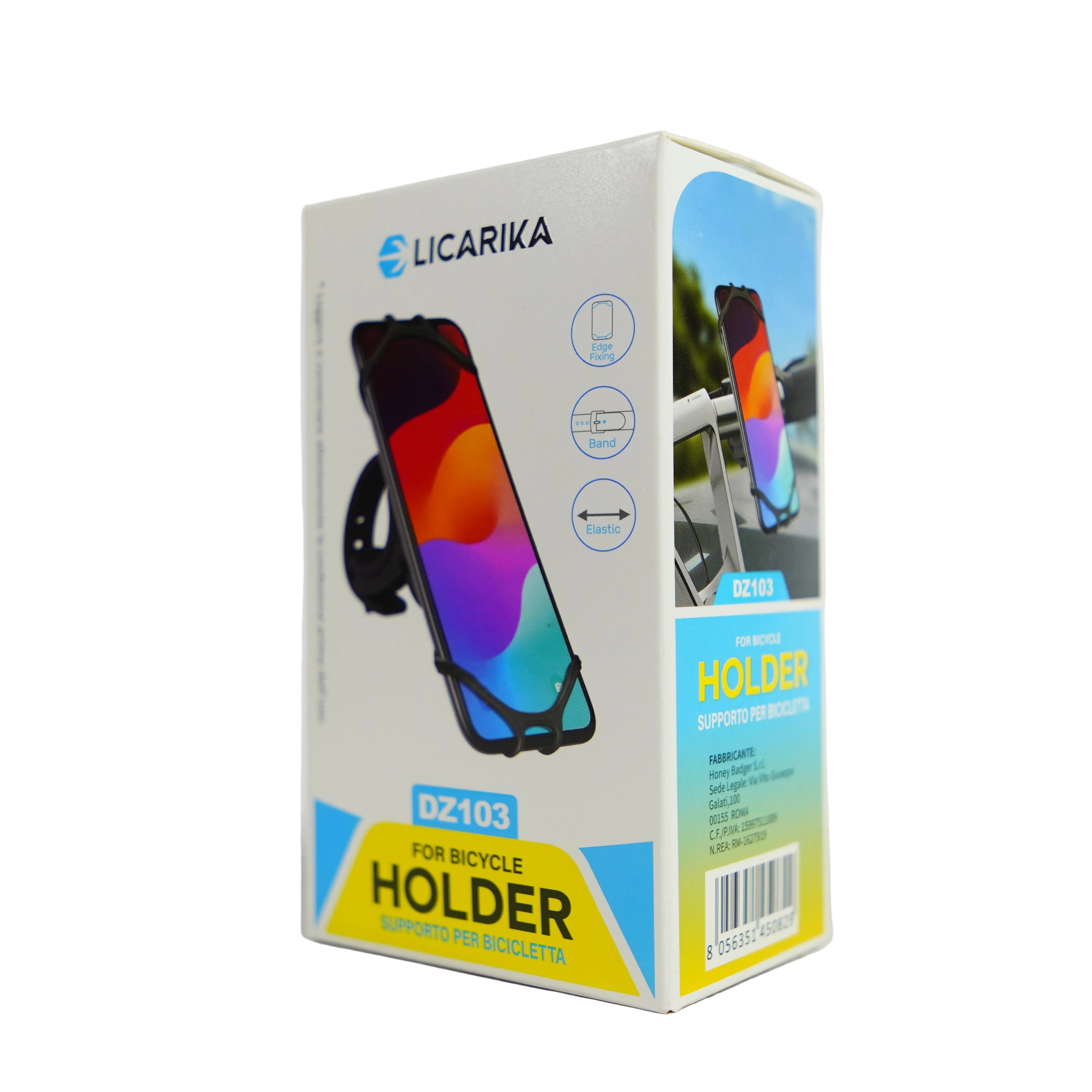 Soporte universal para smartphone para bicicleta LICARIKA DZ103 – De silicona elástica y ultrarresistente