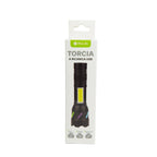 Mulin Torcia LED Ricaricabile USB - Zoom Telescopico, Luce Laterale COB, 400 mAh