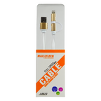 Max Lyleen 2-in-1 Cable – Micro USB & Lightning, Fast Charging and Data Sync, Flat Tangle-Free Design (1m)