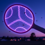 2-in-1 Electric Insect Swatter ZH-M817 | UV Mosquito Killer Lamp with USB Charging Base | 3500V