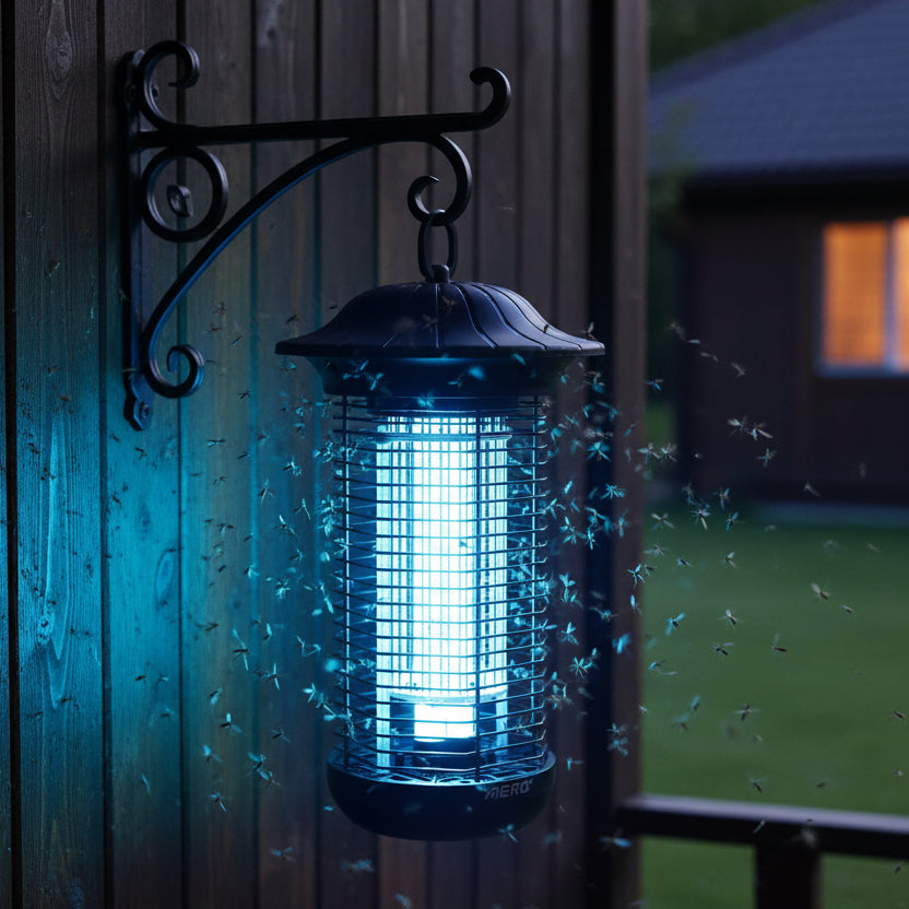 AERB Bug Zapper Professionale 4000V - Lampada Antizanzare UV da 18W