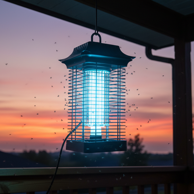 Aerb Lampada Antizanzare Professionale 18W – Zapper Elettrico 4000V con Luce UVA e Vassoio Estraibile per Interni ed Esterni