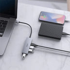 Aukey CB-H36 4-Port USB 3.0 Hub – Ultra-Fast Aluminum Expansion