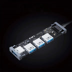 Aukey CB-H36 4-Port USB 3.0 Hub – Ultra-Fast Aluminum Expansion
